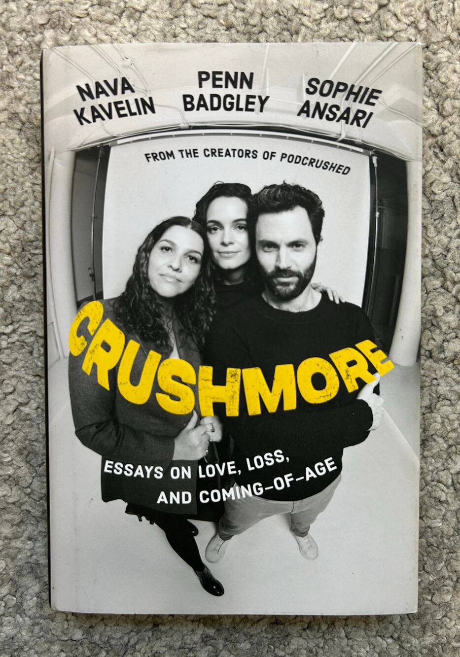Crushmore paperback book by Nava Kavelin, Penn Badgley, and Sophie Ansari